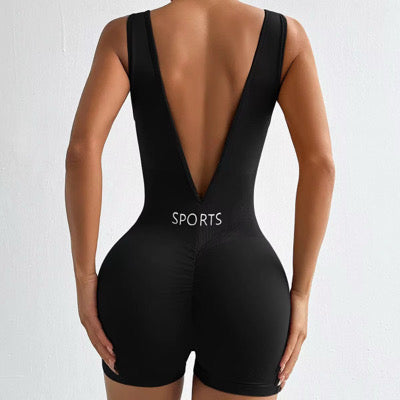 Revenx Active V-Back Sculpt Romper Mix and Match