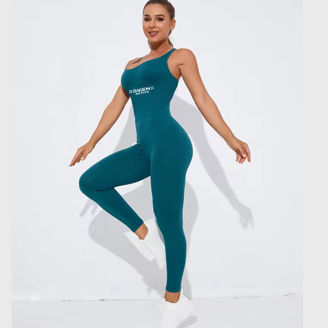 Revenx Active Cross-Back Sculpt Jumpsuit Mix and Match