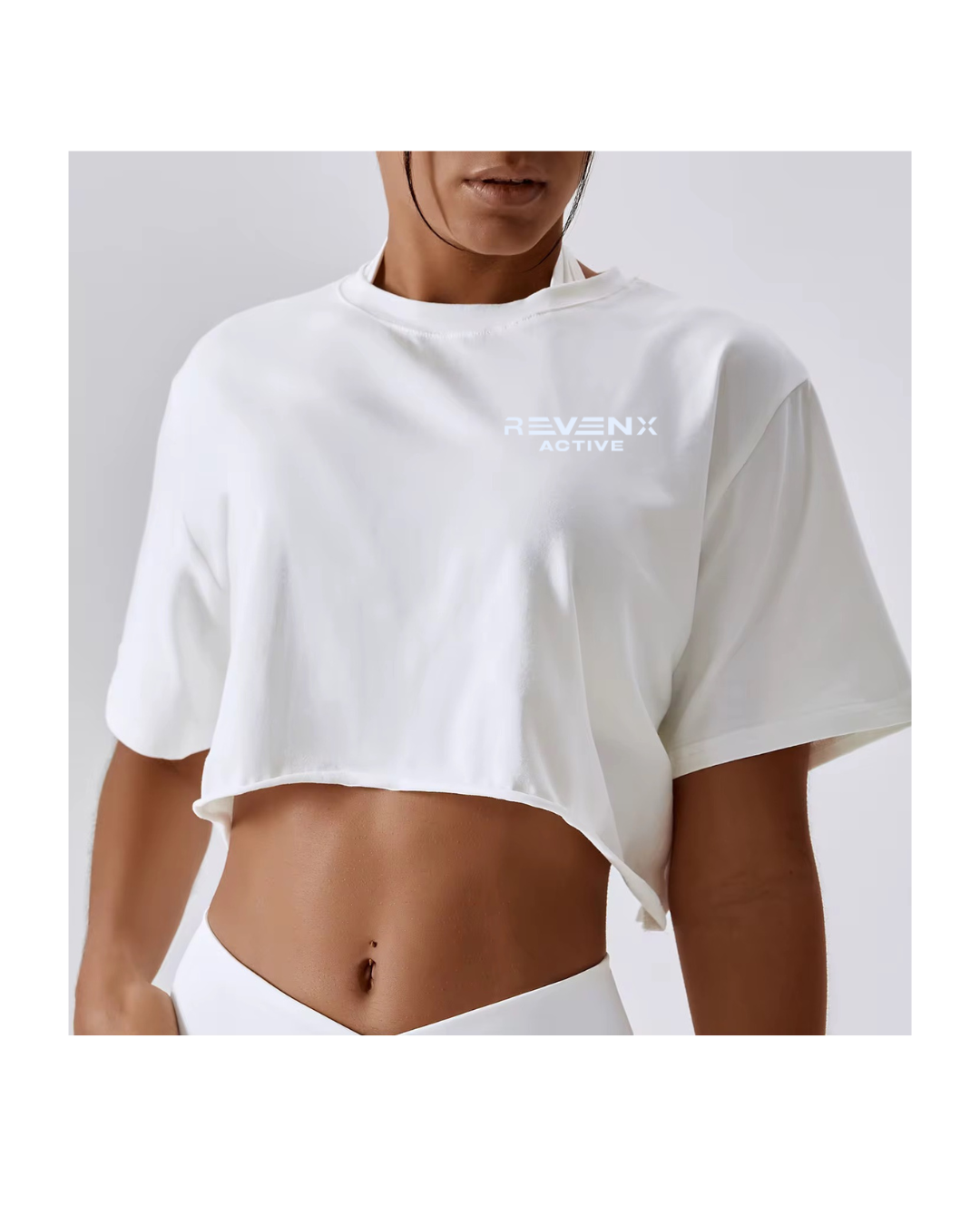 RevenX Reflective Logo Crop