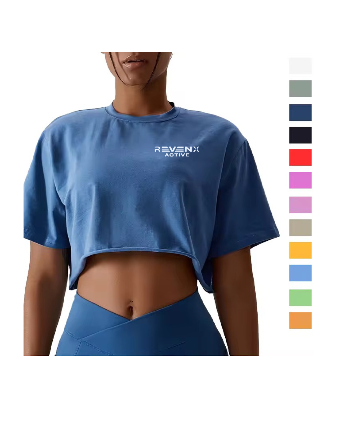 RevenX Reflective Logo Crop