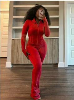 Mix and Match Activewear 2-Piece Set for Women  Stretchy Athleisure Set – Zip Up