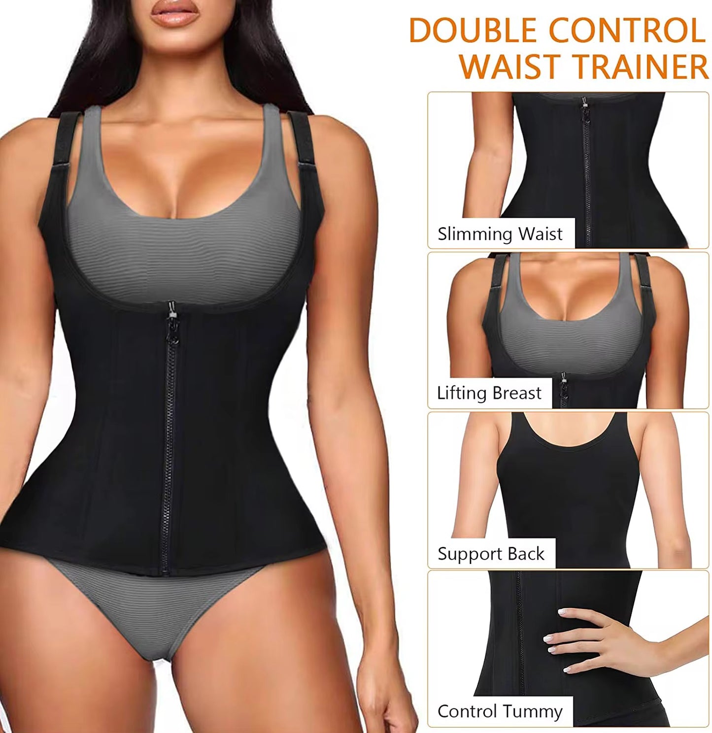 Sweat Sculpt Waist Trainer Vest