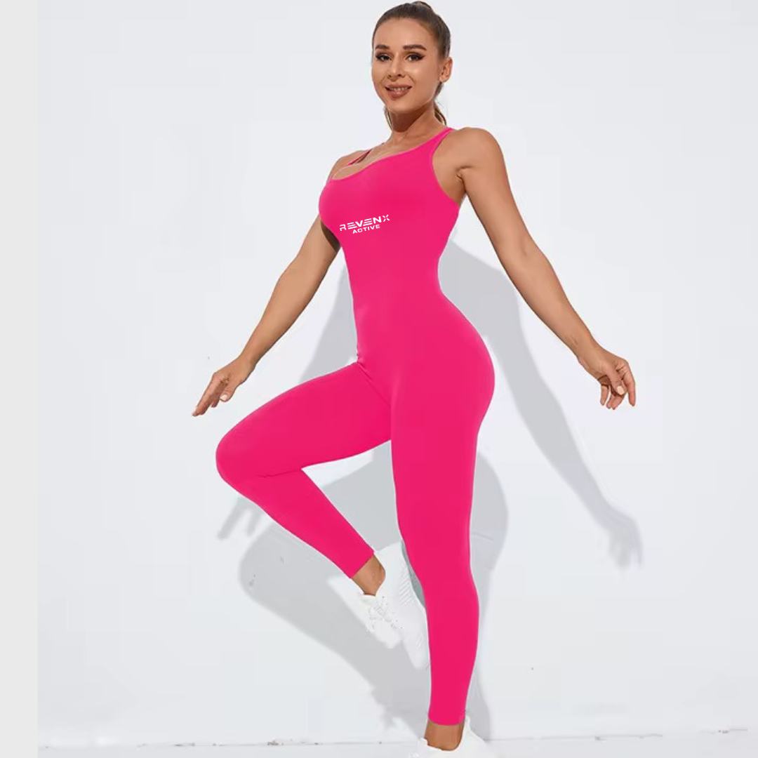 Revenx Active Cross-Back Sculpt Jumpsuit Mix and Match